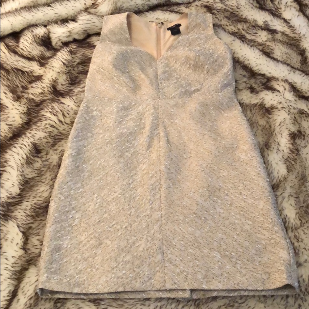 Ann Taylor Petite Strapless Work Dress